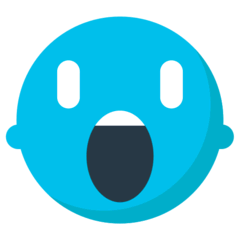 Cara de terror Emoji Mozilla