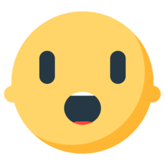 Face With Open Mouth Emoji in Mozilla Browser