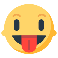 Face With Tongue Emoji in Mozilla Browser