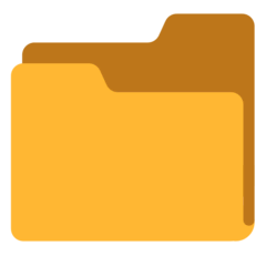 File Folder Emoji in Mozilla Browser