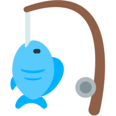 🎣 Canna da pesca con pesce Emoji su Mozilla