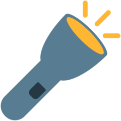 Flashlight Emoji in Mozilla Browser