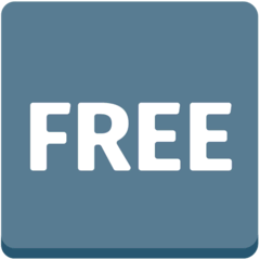 Знак «свободно» на английском Эмодзи в браузере Mozilla