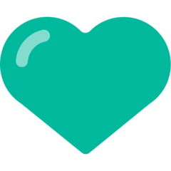 Corazón verde Emoji Mozilla