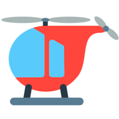 Helicopter Emoji in Mozilla Browser