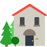 house-with-garden Emoji mozilla
