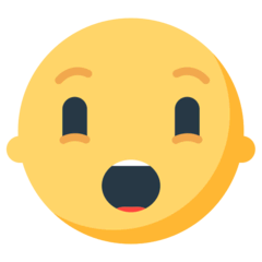 Überraschtes Gesicht Emoji Mozilla