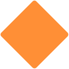 🔶 Large Orange Diamond Emoji in Mozilla Browser