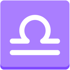 ♎ Libra Emoji in Mozilla Browser