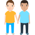 Deux hommes se tenant la main Émoji Mozilla