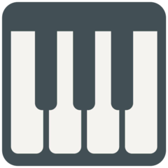 🎹 Musical Keyboard Emoji in Mozilla Browser
