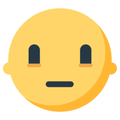 😐 Neutral Face Emoji in Mozilla Browser
