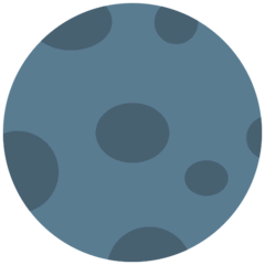 🌑 New Moon Emoji in Mozilla Browser