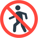 no-pedestrians Emoji mozilla