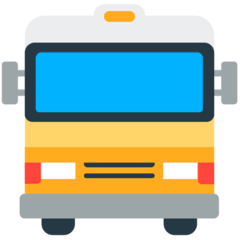 Ônibus de frente Emoji Mozilla