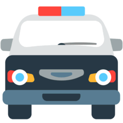🚔 Oncoming Police Car Emoji in Mozilla Browser
