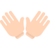 👐 Geöffnete Hände Emoji auf Mozilla