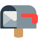 open-mailbox-with-lowered-flag Emoji mozilla