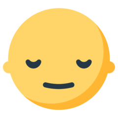 Faccina pensierosa triste Emoji Mozilla