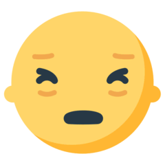 Faccina con espressione decisa Emoji Mozilla