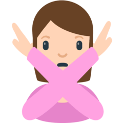 🙅 Person Gesturing NO Emoji in Mozilla Browser