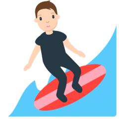 Person Surfing Emoji in Mozilla Browser