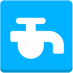 Potable Water Emoji in Mozilla Browser