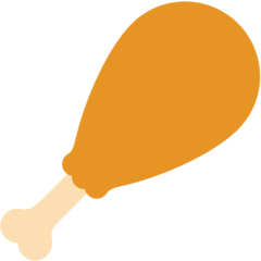 Poultry Leg Emoji in Mozilla Browser