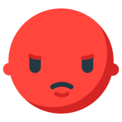 Cara ofendida Emoji Mozilla