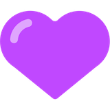 purple-heart Emoji mozilla