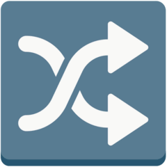 🔀 Símbolo de modo aleatório Emoji nos Mozilla