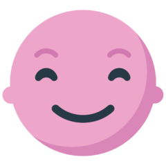 Cara sonriente con los ojos entornados Emoji Mozilla
