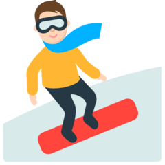 Praticante de snowboard Emoji Mozilla