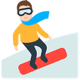 snowboarder Emoji mozilla