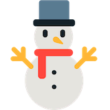 snowman-without-snow Emoji mozilla