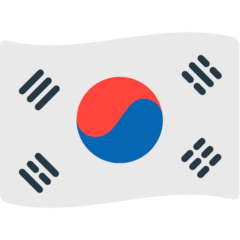 Bandera de Corea del Sur Emoji Mozilla