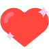 sparkling-heart Emoji mozilla