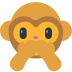 Macaco com as mãos a tapar a boca Emoji Mozilla