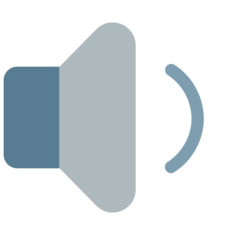 Speaker Medium Volume Emoji in Mozilla Browser
