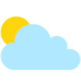 sun-behind-cloud Emoji mozilla