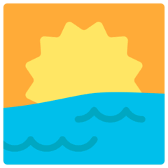 🌅 Восход солнца Эмодзи в браузере Mozilla