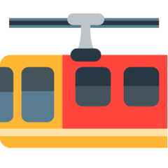 Suspension Railway Emoji in Mozilla Browser