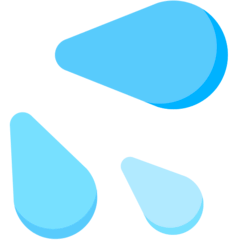 Gotas de água Emoji Mozilla