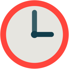 🕒 Three O’clock Emoji in Mozilla Browser
