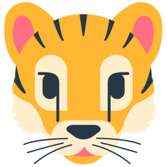 🐯 Тигриная морда Эмодзи в браузере Mozilla