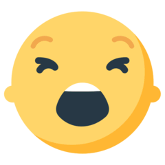 Tired Face Emoji in Mozilla Browser