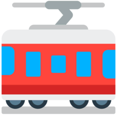 🚋 Tram Car Emoji in Mozilla Browser