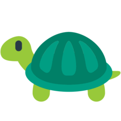 Turtle Emoji in Mozilla Browser