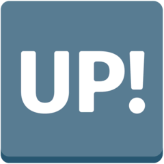 🆙 UP! Button Emoji in Mozilla Browser