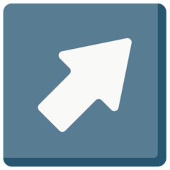 ↗️ Up-Right Arrow Emoji in Mozilla Browser
